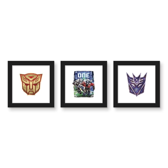 Gallery Pops Transformers One - Factions Wall Art Bundle (3-Pack)
