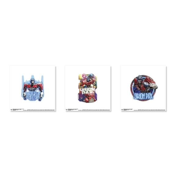 Gallery Pops Transformers One - Orion Pax Wall Art Bundle (3-Pack)