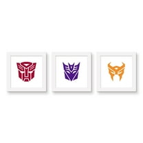 Gallery Pops Transformers: Rise of the Beasts - Icon Wall Art Bundle (3-Pack)
