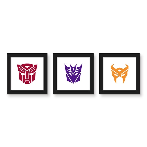 Gallery Pops Transformers: Rise of the Beasts - Icon Wall Art Bundle (3-Pack)