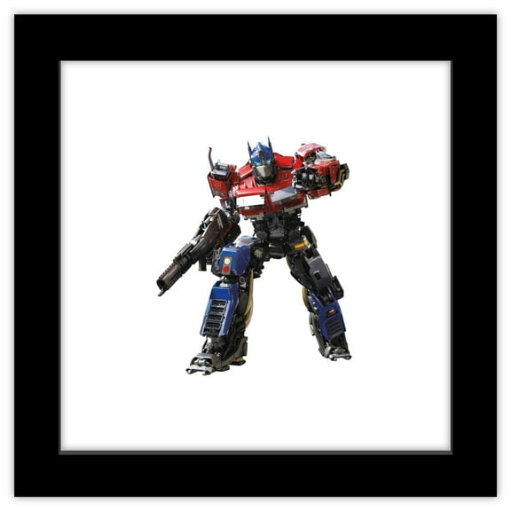 Gallery Pops Transformers: Rise of the Beasts - Optimus Prime Wall Art, Black Framed Version, 12" x 12"