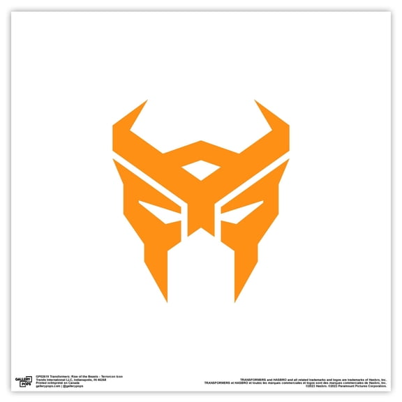 Gallery Pops Transformers: Rise of the Beasts - Terrorcon Icon Wall Art, Unframed Version, 12" x 12"
