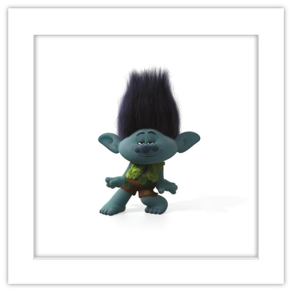Gallery Pops Trolls Band Together - Branch Wall Art, White Framed Version, 12" x 12"