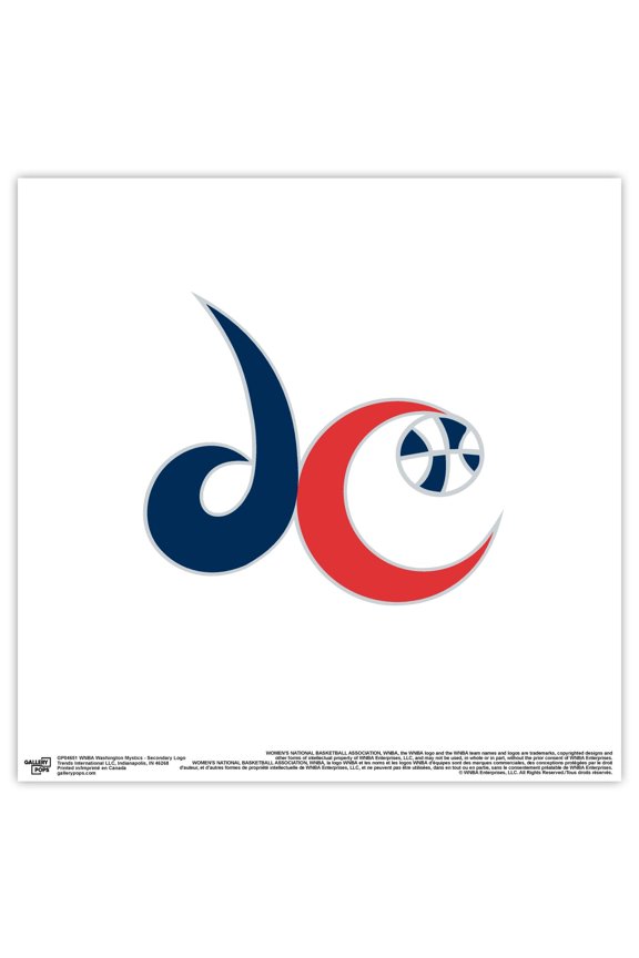 Gallery Pops WNBA Washington Mystics - Secondary Logo Wall Art, Unframed Version, 12" x 12"