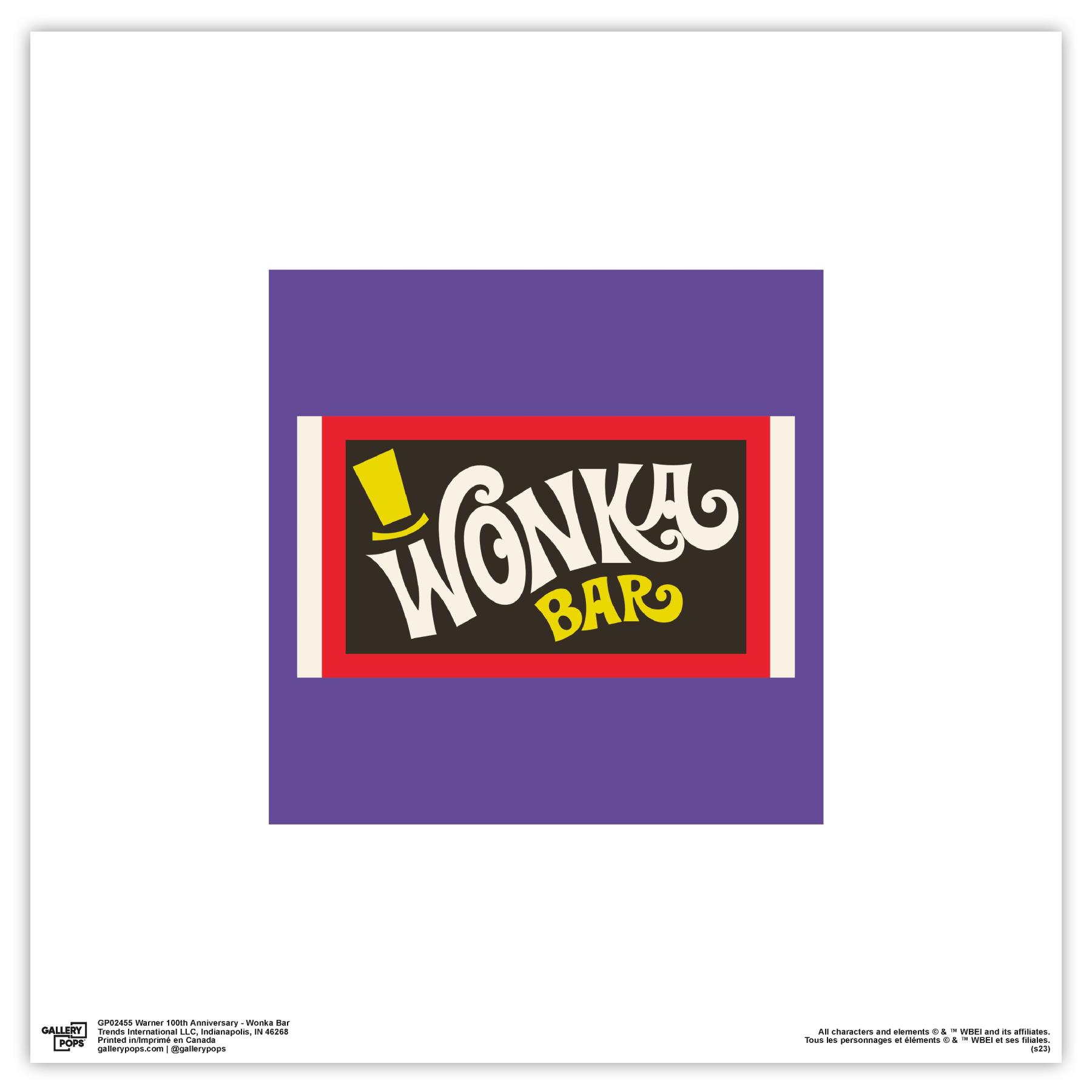 gallery-pops-warner-100th-anniversary-wonka-bar-wall-art-unframed-version-12-x-12-walmart-com