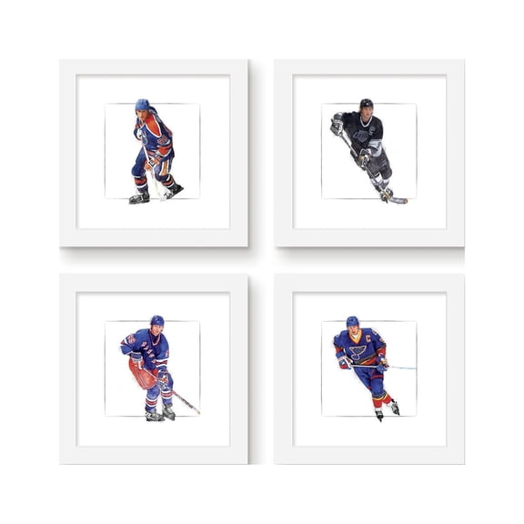 Gallery Pops Wayne Gretzky - Teams Wall Art Bundle (4-Pack)
