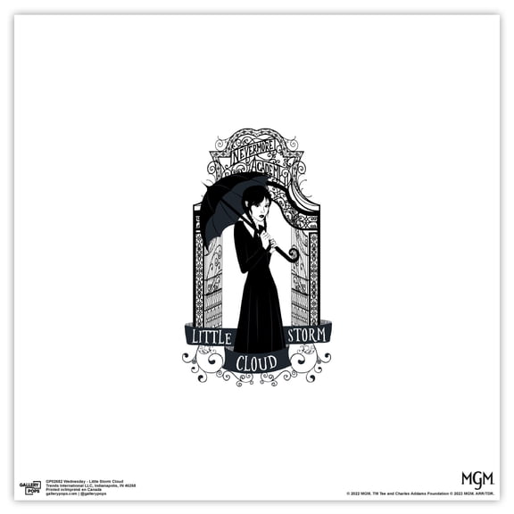 Gallery Pops Wednesday - Little Storm Cloud Wall Art, Unframed Version, 12" x 12"