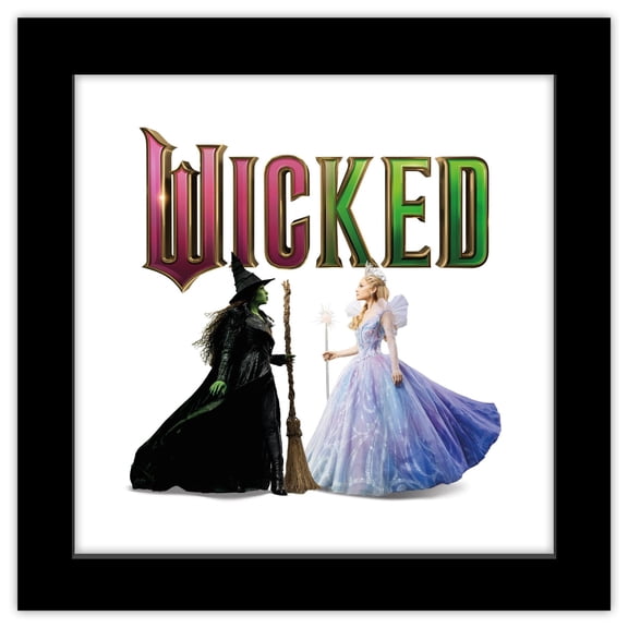 Gallery Pops Wicked: For Good (2025) - Face To Face Logo Wall Art, Black Framed Version