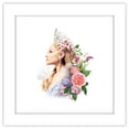 thumbnail image 1 of Gallery Pops Wicked: For Good (2025) - Glinda Upland Floral Vignette Wall Art, White Framed Version, 1 of 5