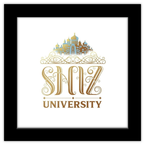 Gallery Pops Wicked - Shiz University Wall Art, Black Framed Version, 12" x 12"