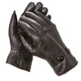 thumbnail image 1 of Gallery Seven Men’s Classic Buttoned Leather Winter Gloves, 1 of 6