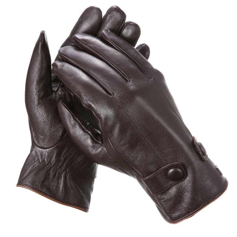 Gallery Seven Men's Classic Buttoned Leather Winter Gloves - Walmart.com