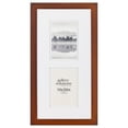 thumbnail image 1 of Gallery Solutions - 10"x20" Walnut Rectangular Photo Frame Wall Mount, for 5"x7" Pictures, 1 of 12