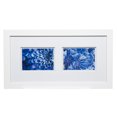 thumbnail image 1 of Gallery Solutions 10x20 Flat White Wall Frame with Double White Mat For Two 5x7 Picture, 1 of 4