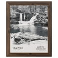 thumbnail image 1 of Gallery Solutions 16"x20" Photo Frame - Large Walnut Wall Poster Frame, 1 of 9
