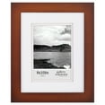 thumbnail image 1 of Gallery Solutions 8"x10" Matted Picture Frame, Rectangular Tabletop for 5"x7" Pictures -Walnut, 1 of 12