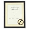 thumbnail image 1 of Gallery Solutions Black Wood Document Frame, 8-1/2 by 11-Inch, 1 of 5