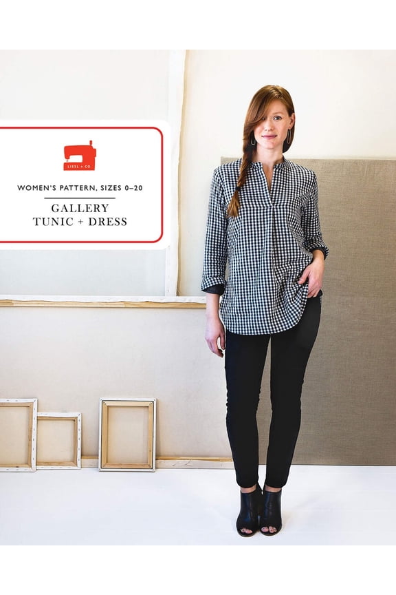 Gallery Tunic and Dress Sizes 0 - 20 Sewing Pattern by Liesl Gibson of Liesl and Co.