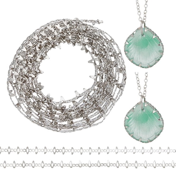 Gallery Wire 3.2 Yards Jewelry Bezel Strip Copper Craft Wires Metal Bezels Strip Gemstone Bezel Wire