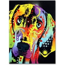 Trademark Fine Art Dean Russo Weimaraner Canvas Wall Art - 14x19