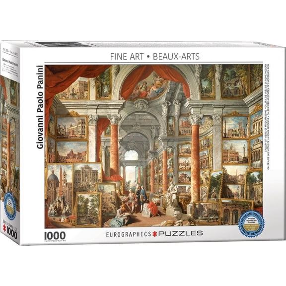 Gallery of Views of Modern Rome by Giovanni Paolo Panini Puzzle