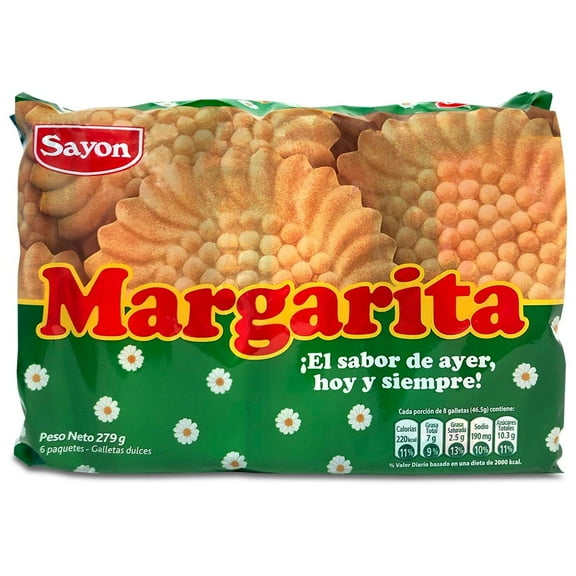 Galletas Margarita Butter Cookies (279g, Pack of 6) - Imported from Perú