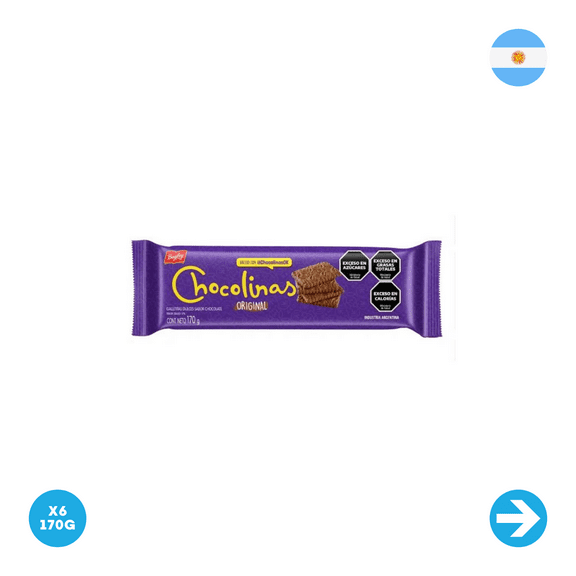 Galletitas Argentinas Chocolinas X6 Units