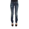 thumbnail image 1 of Galliano Blue Wash Cotton Blend Slim Fit Jeans, 1 of 9