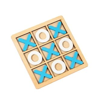 Wooden TIC TAC TOE board, 8x8 inches, Tic tac toe game, Family board game,  Tictactoe Christmas gift for kids, Birthday gift for toddler