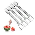 thumbnail image 1 of Gallickan 2-in-1 Stainless Steel Watermelon Cutter, 4 Pcs Watermelon Slicer Watermelon Cutter Melon Cutter,Watermelon Cutting Tool Fruit Cutter for Kitchen, Party, 4 Pcs, 1 of 9