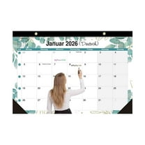 Gallickan 2026-2027 Wall Calendar, 18 Month Planner from January 2026 to June 2027, Large Grids with Holidays, Hanging Hook for Home, Office, Planning, Multicolor