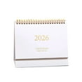 thumbnail image 1 of Gallickan 2026 Desk Calendar, Colorful Desktop Calendar with Memo Pad, Office Organizer for Scheduling, Planning, Memo Message Notebook, White, 1 of 6
