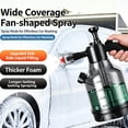 thumbnail image 1 of Gallickan 3L Manual High Pressure Car Wash Foam Spray Bottle, Adjustable Fan Nozzle, Thick Foam Lance, Household Pump Sprayer, with 2 Tips, 1 Set, 1 of 7