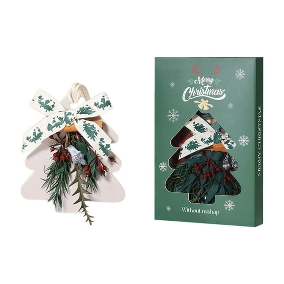 Gallickan Aromatherapy Ornament, Long Lasting Fragrance for Wardrobe and Home, Fireless Scent Diffuser for Indoor Use, Christmas Tree, A