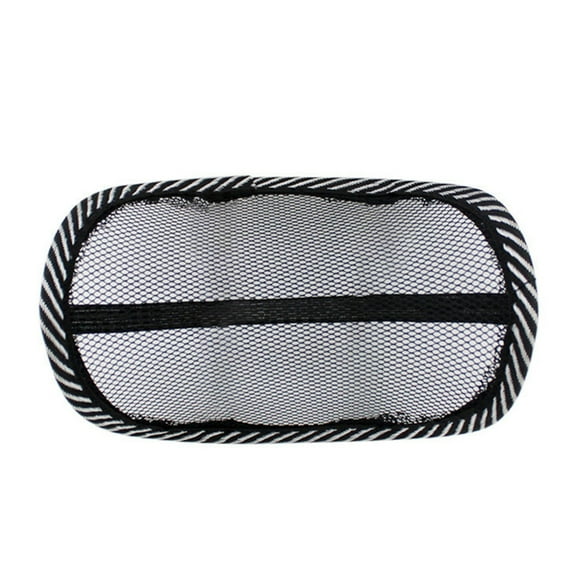 Gallickan Car Headrest Cover, Breathable Ice Silk Summer Pillow for Automotive Interior, Heat Relief Driver Comfort Accessory 11x7 Inches, Black