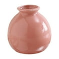 thumbnail image 1 of Elainilye Ceramic Vase, Mini White Pot for Single Flower Desktop Decor, Modern Living Room Table Centerpiece, 6 Inch, Pink, 1 of 6