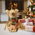 thumbnail image 1 of Gallickan Christmas Candy Storage Jar, Decorative Cookie Container with Lid, Holiday Snack Dispenser, Festive Kitchen Decor for Party and Gift Giving, B, 1 of 6