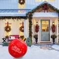 thumbnail image 1 of Gallickan Christmas Inflatable Balls, 20 inch Inflatable Christmas Balls Decorative Ball Large Christmas Decorations Yard Party Decoration Props, Red, 1 of 6