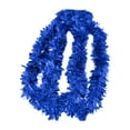 thumbnail image 1 of Gallickan Christmas Tinsel Garland, 78 Inch Metallic Hanging Tinsel, Shimmering Tree Garland, 3.5 Inch Wide Reflective, for Xmas Tree and Party Decoration, Blue, 1 of 6