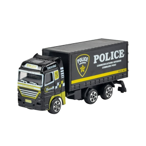 Gallickan City Vehicles Toys, Realistic Emergency Truck Car Model Simulation Alloy Engineering Car Toys, Great Gift for Boys Birthdays, A