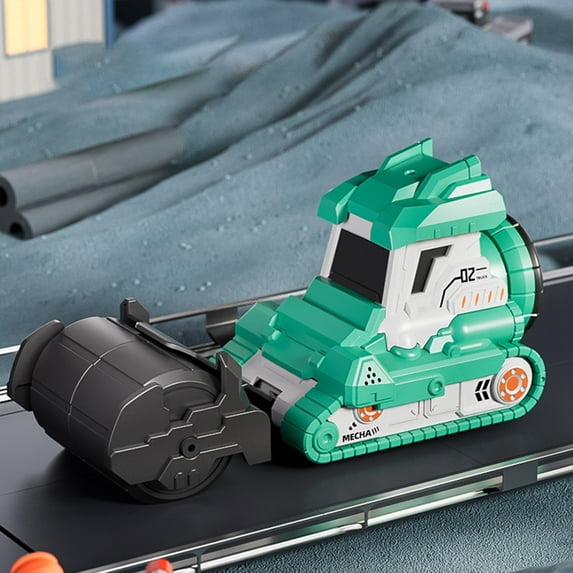 Gallickan Construction Toy for Boys 3-6, Friction Powered Constructions Truck Toys, Inertial Cars Engineering Vehicle for Boys and Girls Birthday Party Gifts, E