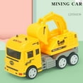 thumbnail image 1 of Gallickan Construction Truck Toys for Boys, Friction Powered Car Toys, Push and Go Inertial Pull Back Vehicle for Boys Girls Birthday Christmas Party Gifts, Excavator, 1 of 4