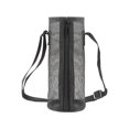 thumbnail image 1 of Gallickan Cup Holder, Mesh Water Bottle Bag with Zipper Portable Cover, Mountaineering Travel Sling, Outdoor Protective Sleeve for Drinkware, Black, 1 of 6