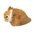thumbnail image 1 of Gallickan Cute Bunny Plush Toy, Realistic Soft Rabbit Stuffed Animal Plushies, 5.1" Bunny Figure Simulation Rabbit Model for Kids Boys Girls Age 3+, Brown, 1 of 7