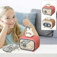 thumbnail image 1 of Gallickan Cute Piggy Bank for Kids, Money Saving Box, Toys for 5 6 7 8 9 10 Year Old Girl Birthday Gifts - Cash Box Saving Box with Fingerprint Password, Red, 1 of 7