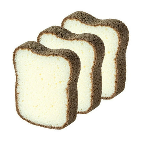 Gallickan Dishwashing Sponge, 3 Pack Dish Sponge for Washing Dishes, Cleaning Sponges, Non-Scratch, Perfect for Cleaning Kitchen, Sink, Dishwashing, Beige