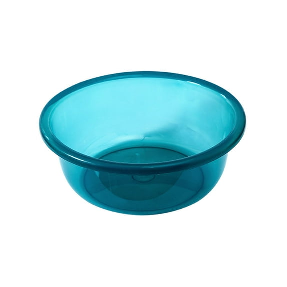 Elainilye Extra Large Wash Basin, Heavy Duty Plastic Laundry Tub Baby Bath Container, Thickened Utility Basin for Household, 15 Gallon, Blue