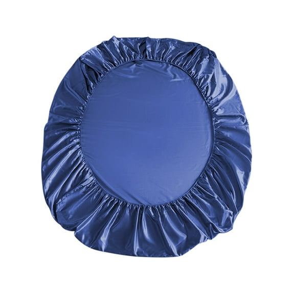 Gallickan Fitted Sheet, 60x80 Inch Non Slip Mattress Encasement Solid Color Elastic Corner Protector Deep Pocket, Blue