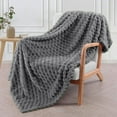 thumbnail image 1 of Gallickan Fleece Blanket, 50x60 Inch Coral Velvet Napping Blanket, Warm Napping Blanket for Bed Couch and Dorm, Gray, 1 of 6