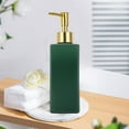 thumbnail image 1 of Gallickan Foam Soap Dispenser, 12 Oz Square Refillable Bottle, Foaming Pump For Hand Wash, Bathroom Kitchen Decor, Green, 1 of 6